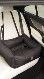 Autostol til hunde eller katte 50x17x55cm sort stof
