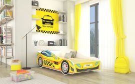 Børnesenge med madras Taxi gul 