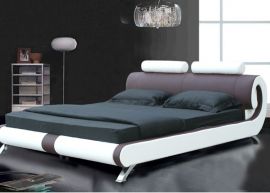 Seng Dallas Lux 160-180 kunstigt læder