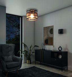 Loftslampe Lucia sort