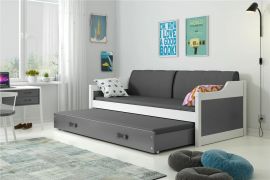 Sovesofa Lebeau Med Madras og Ekstra Seng og Opbevaringskasse 90x200cm møbelplade,træ grå møbelplade,træ
