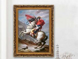 Vægmaleri Napoleon Crossing the Alps 40x50cm