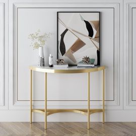 Konsolbord Perlita gylden