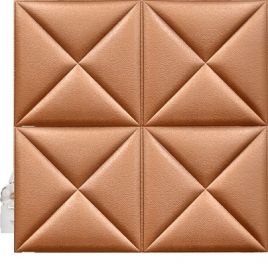 Selvklæbende 3d vægpanel Rocco, 60x60cm -10 stk/pak skum