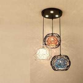 Loftslampe Stella 30x100cm flerfarvet