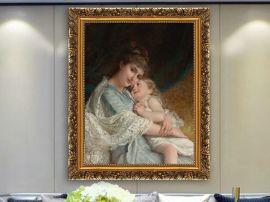 Vægmaleri Tender Embrace 40x50cm