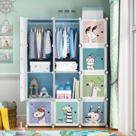 Børnegarderobe Thumper blå ABS